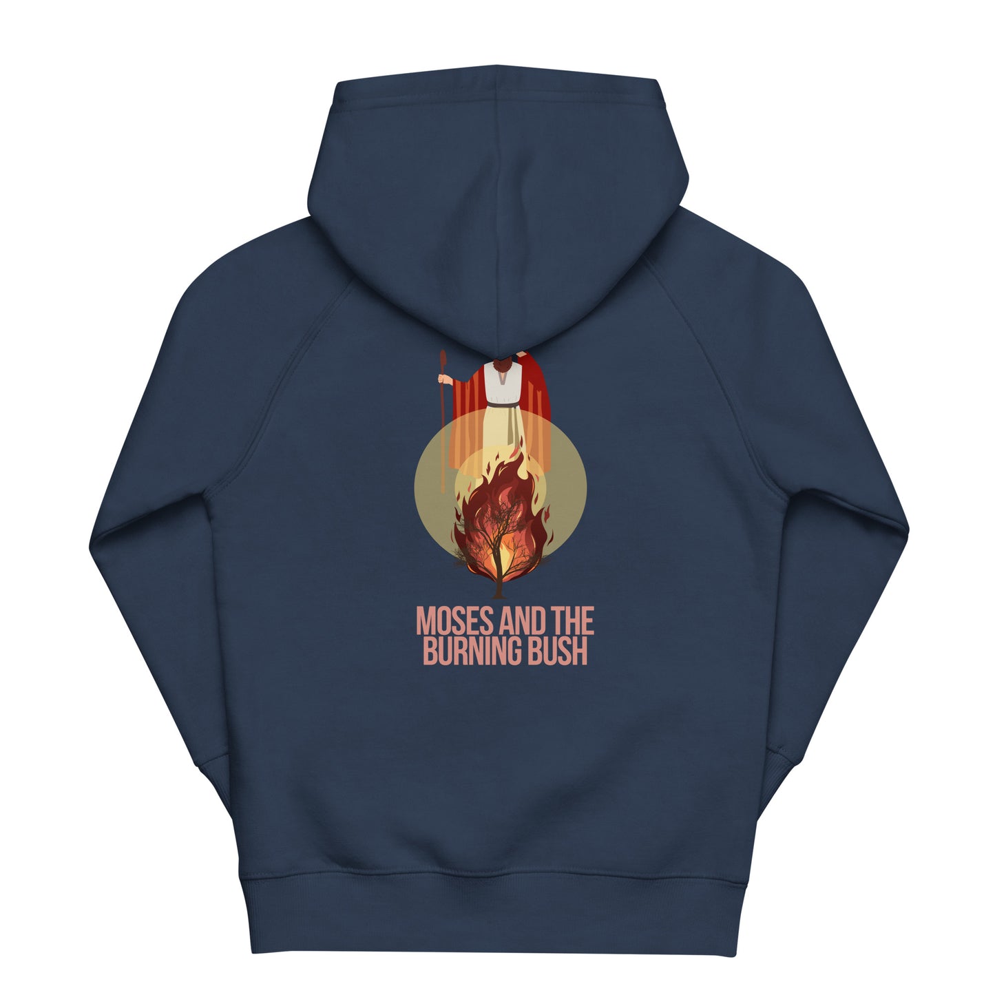 Moses and the Burning Bush Kids Eco Hoodie