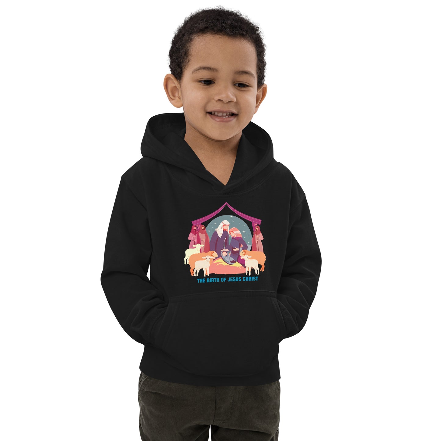 The Birth of Jesus Christ Kids Hoodie