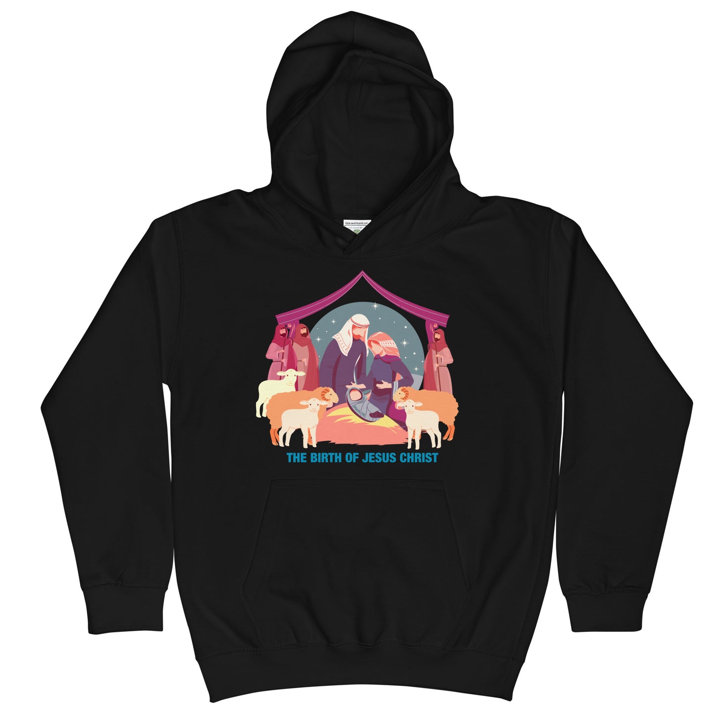 The Birth of Jesus Christ Kids Hoodie