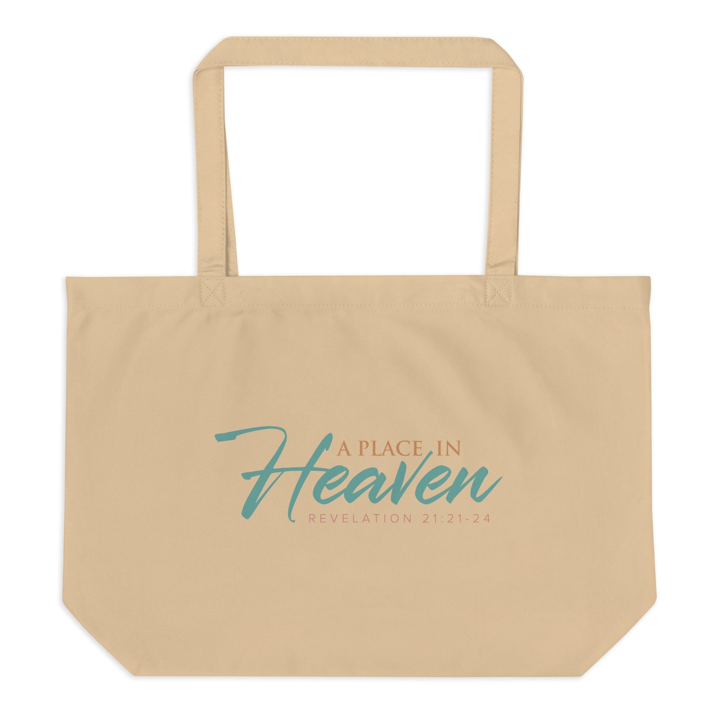 A Place in Heaven Large Organic Tote Bag
