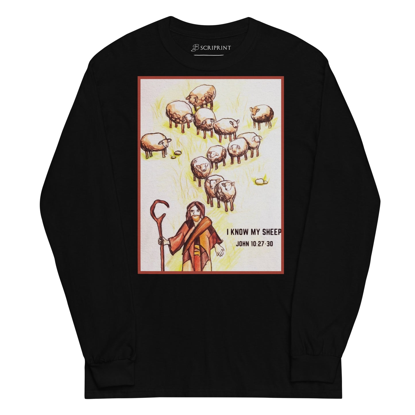 I Know My Sheep Men’s Long Sleeve Shirt