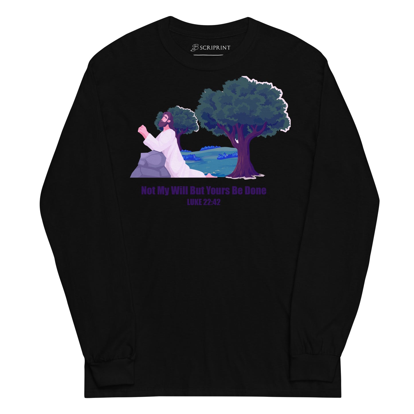 Not My Will Men’s Long Sleeve Shirt