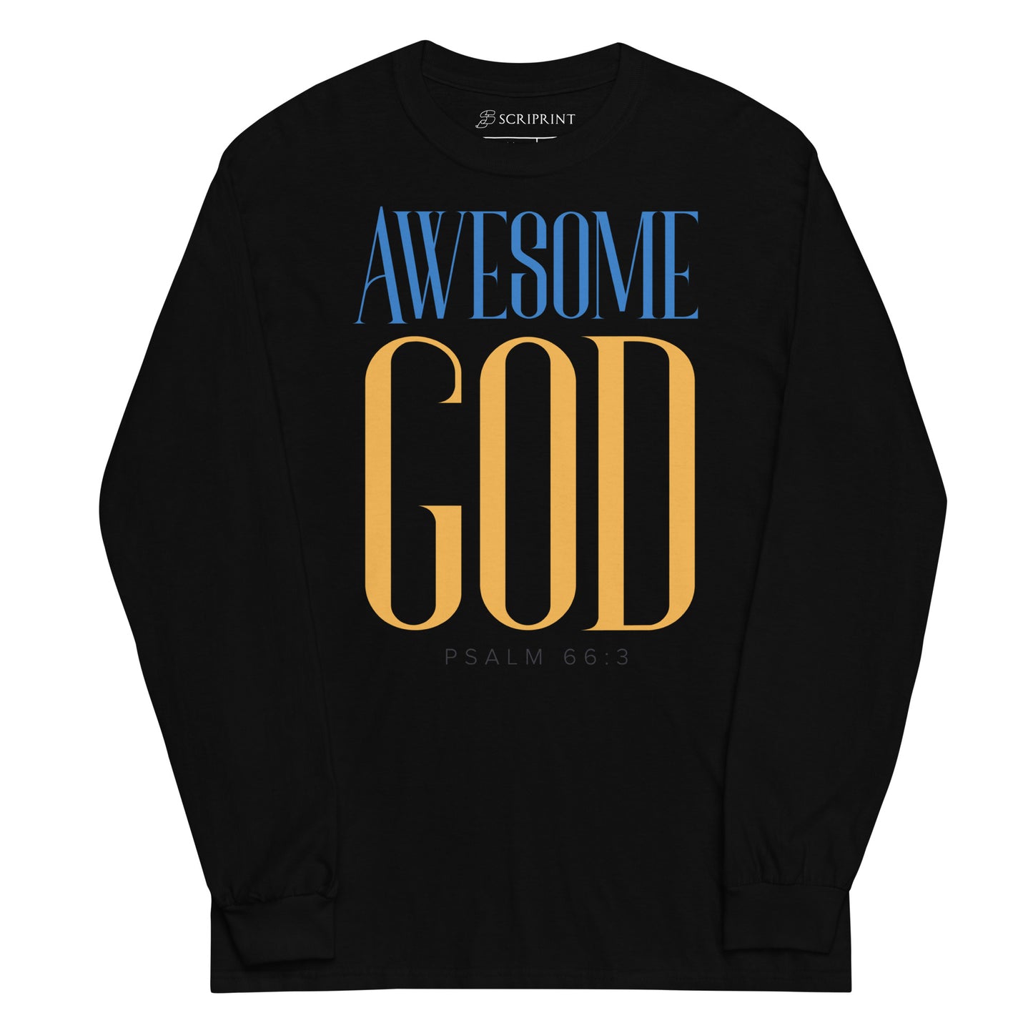 Awesome God Men’s Long Sleeve Shirt