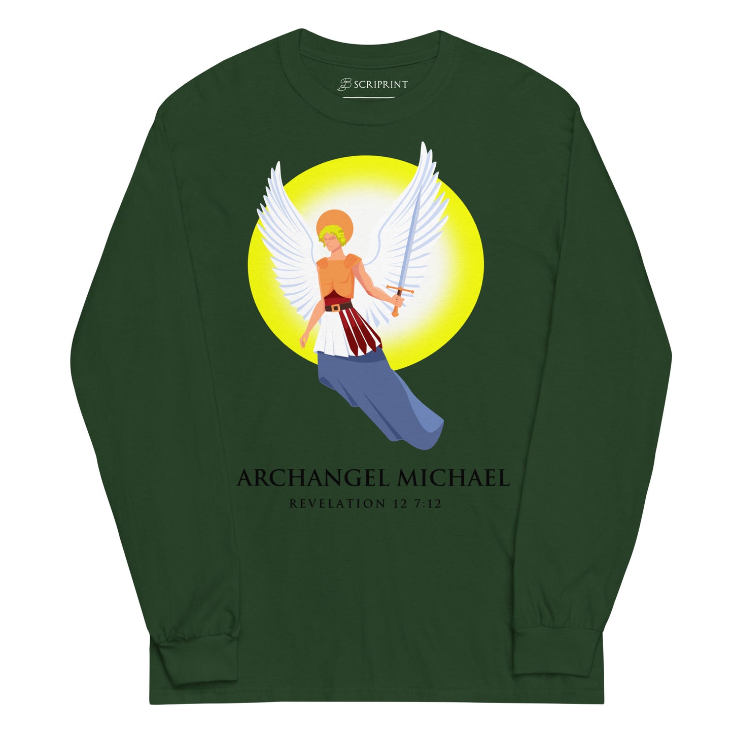 Archangel Michael Men’s Long Sleeve Shirt