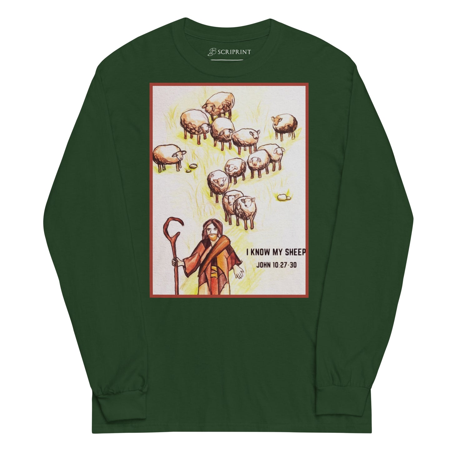 I Know My Sheep Men’s Long Sleeve Shirt