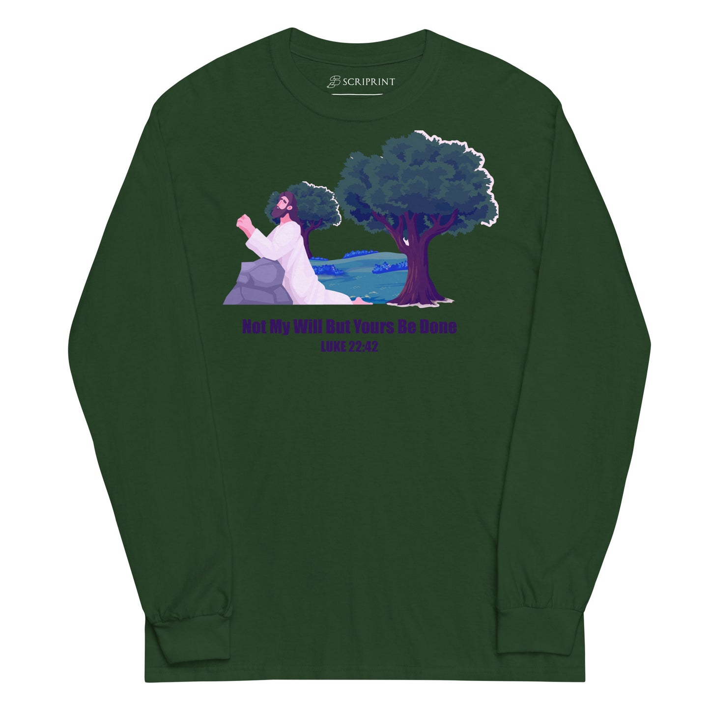 Not My Will Men’s Long Sleeve Shirt