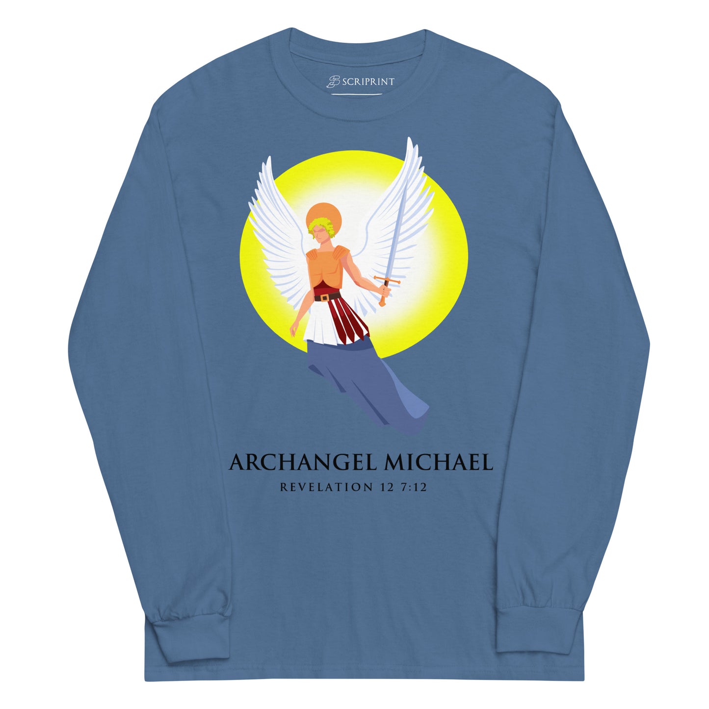 Archangel Michael Men’s Long Sleeve Shirt