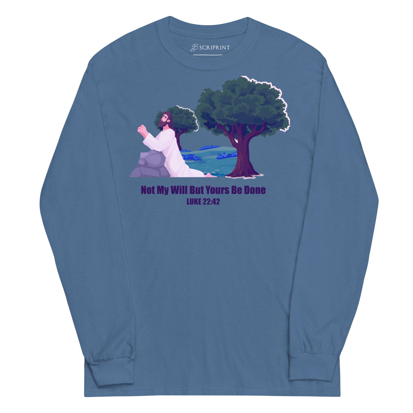 Not My Will Men’s Long Sleeve Shirt