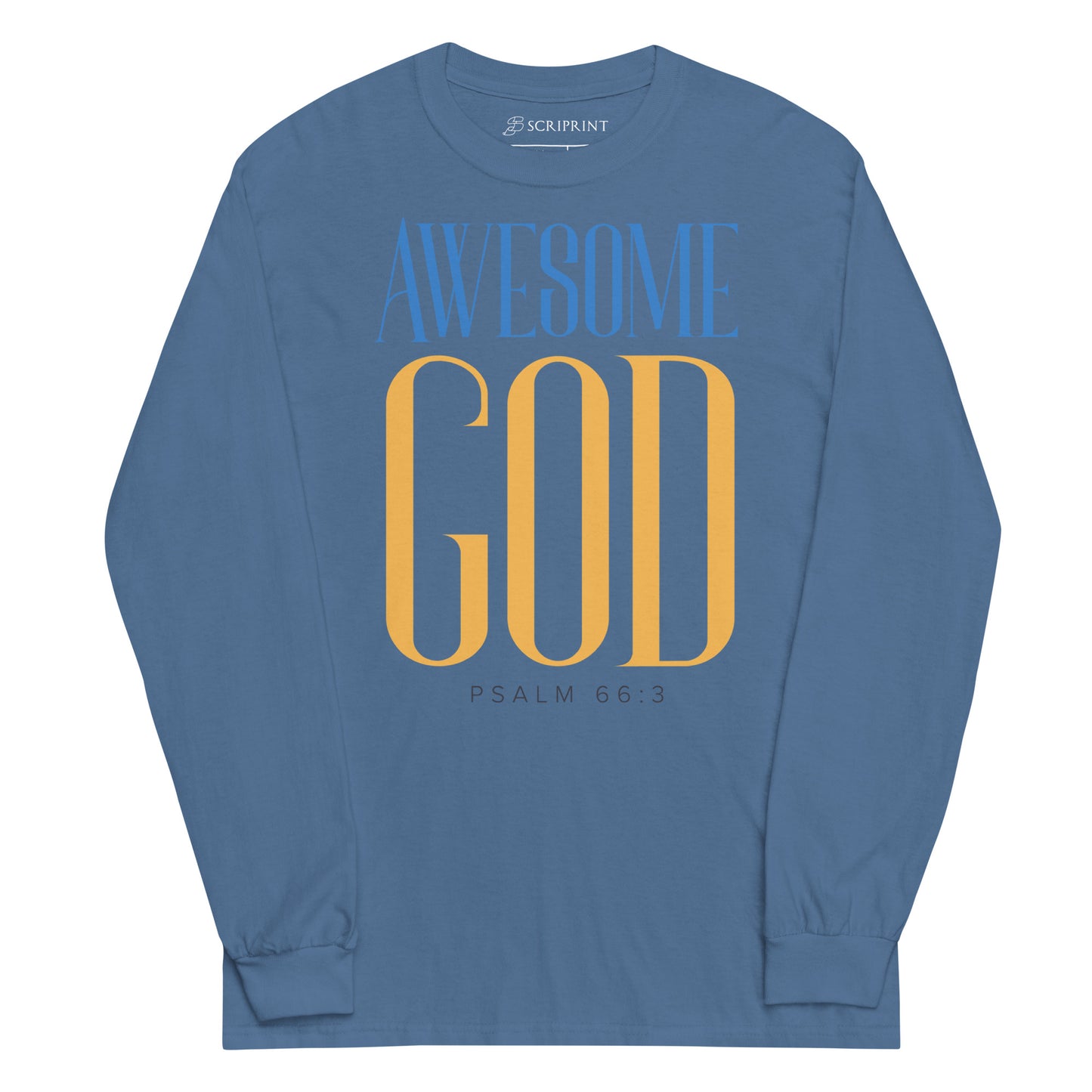 Awesome God Men’s Long Sleeve Shirt