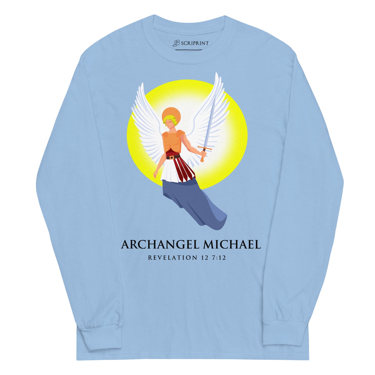 Archangel Michael Men’s Long Sleeve Shirt