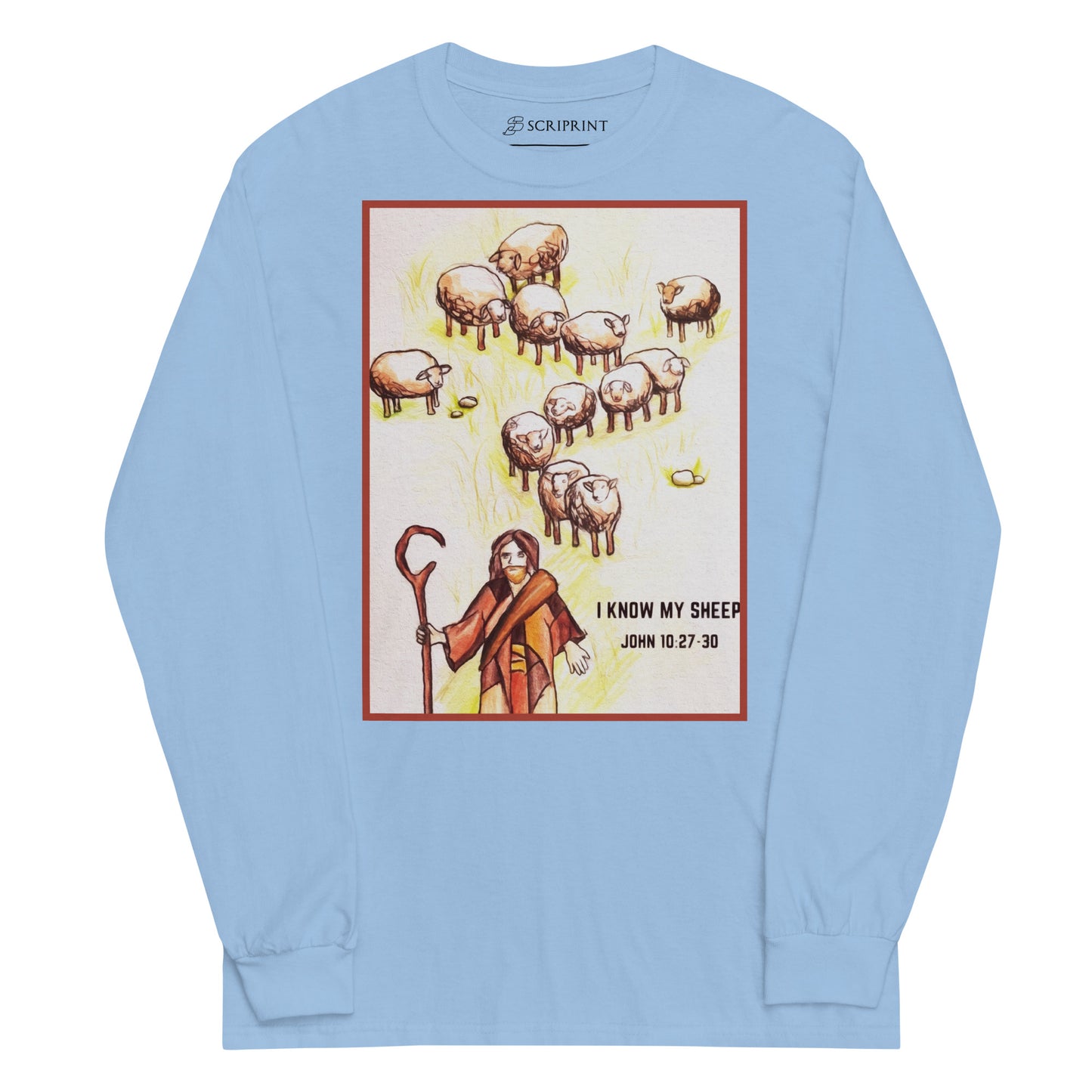 I Know My Sheep Men’s Long Sleeve Shirt