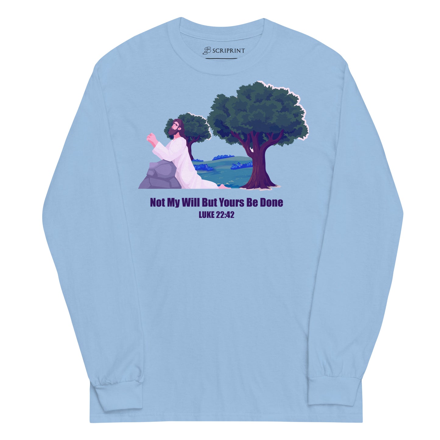 Not My Will Men’s Long Sleeve Shirt