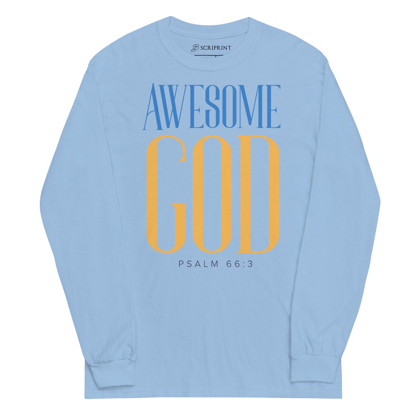 Awesome God Men’s Long Sleeve Shirt