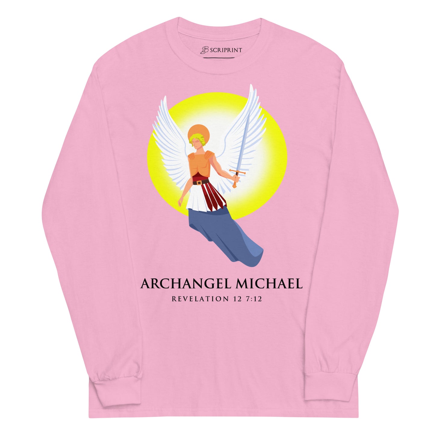 Archangel Michael Men’s Long Sleeve Shirt