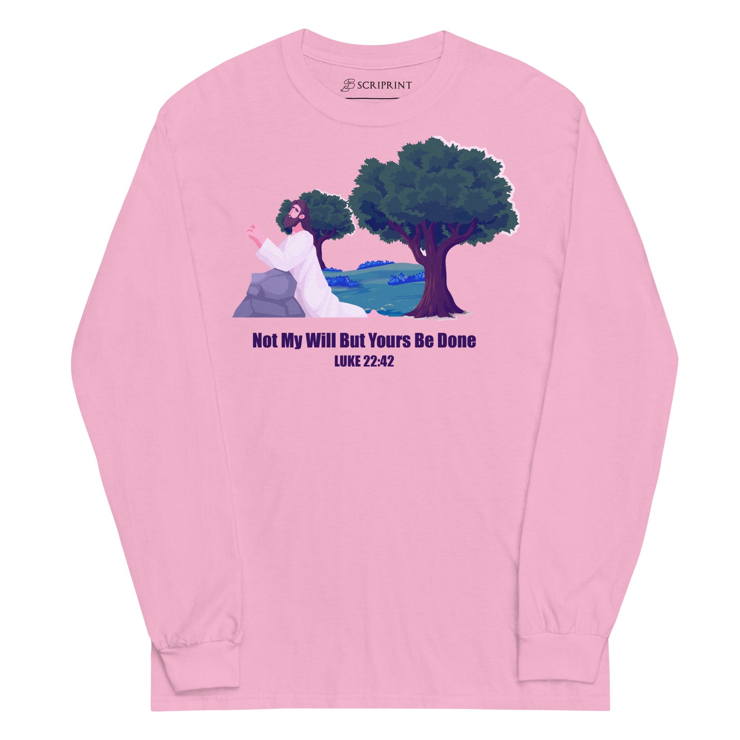 Not My Will Men’s Long Sleeve Shirt