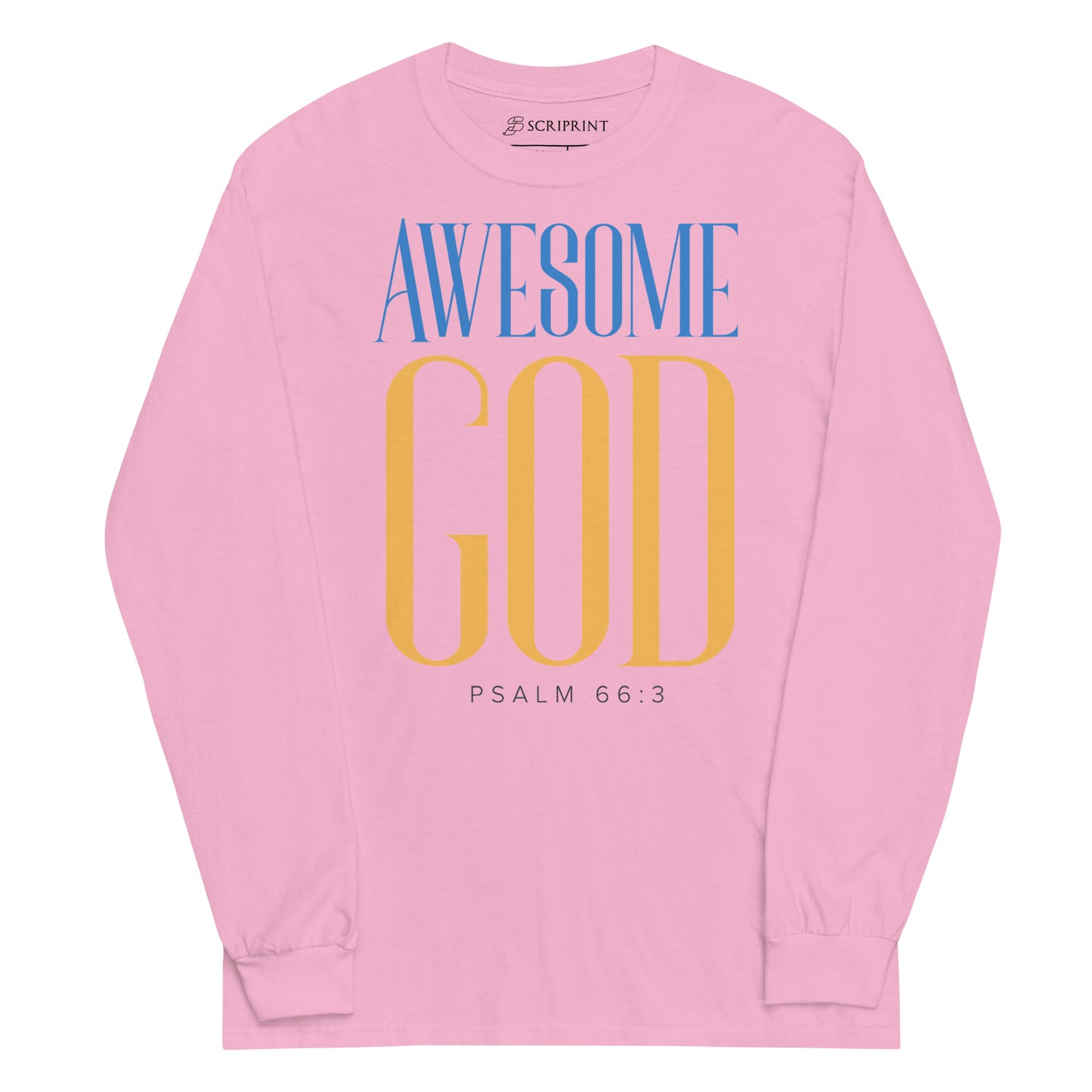 Awesome God Men’s Long Sleeve Shirt