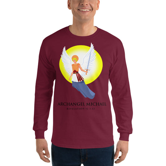 Archangel Michael Men’s Long Sleeve Shirt