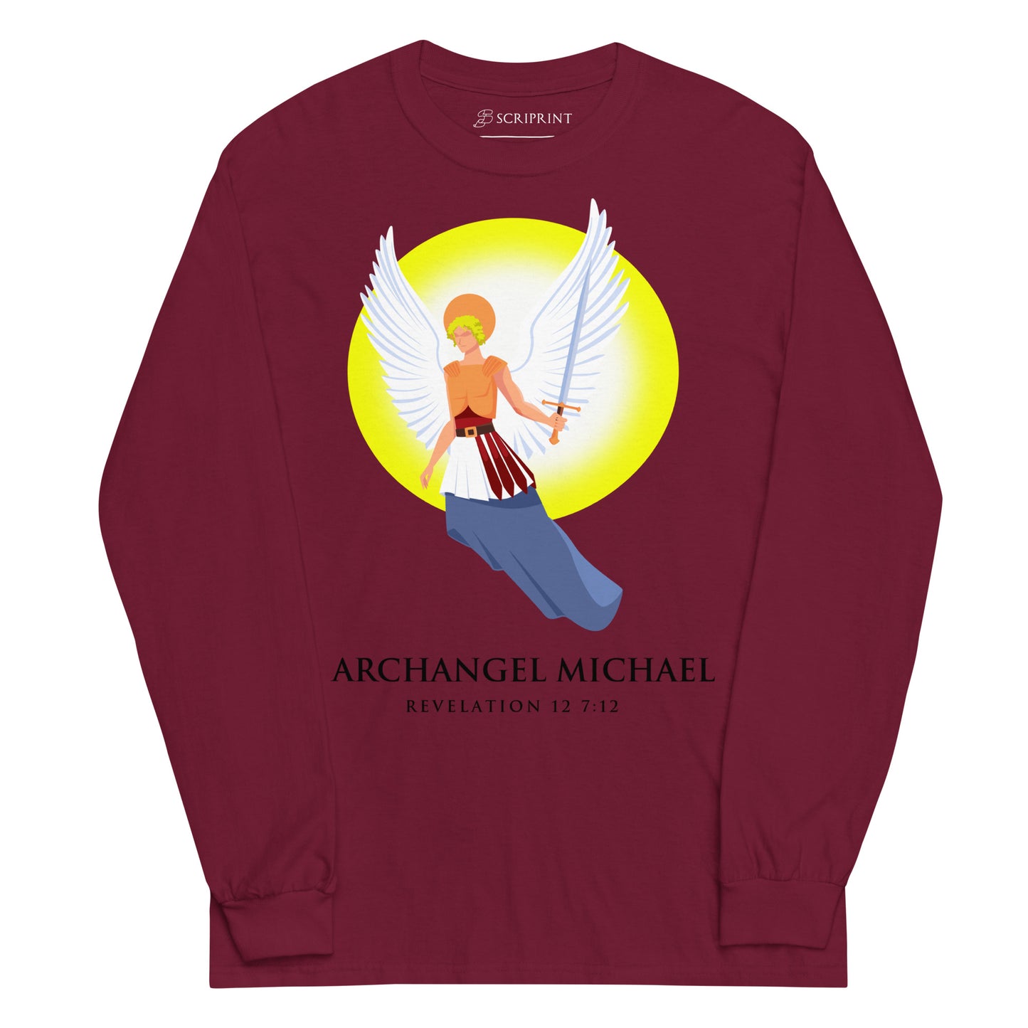 Archangel Michael Men’s Long Sleeve Shirt