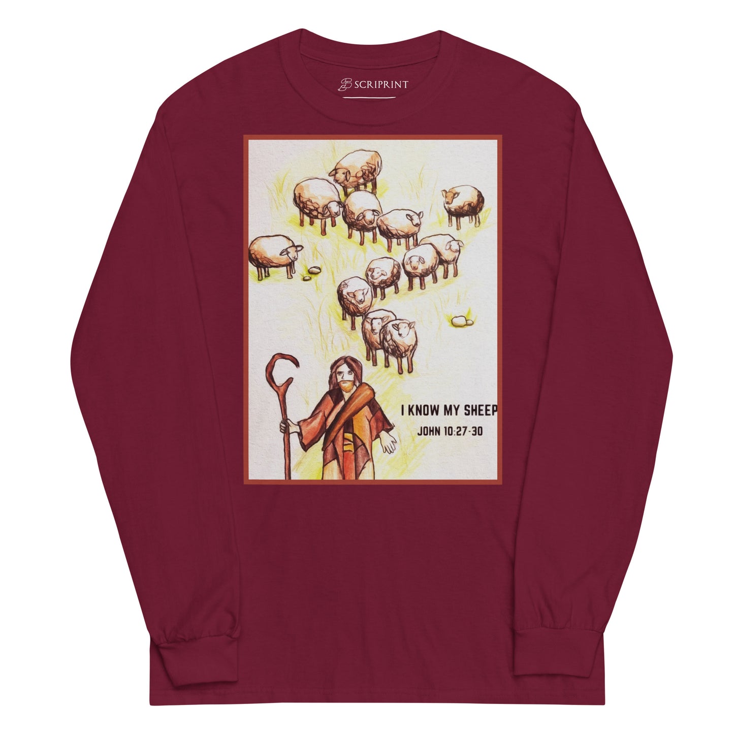 I Know My Sheep Men’s Long Sleeve Shirt