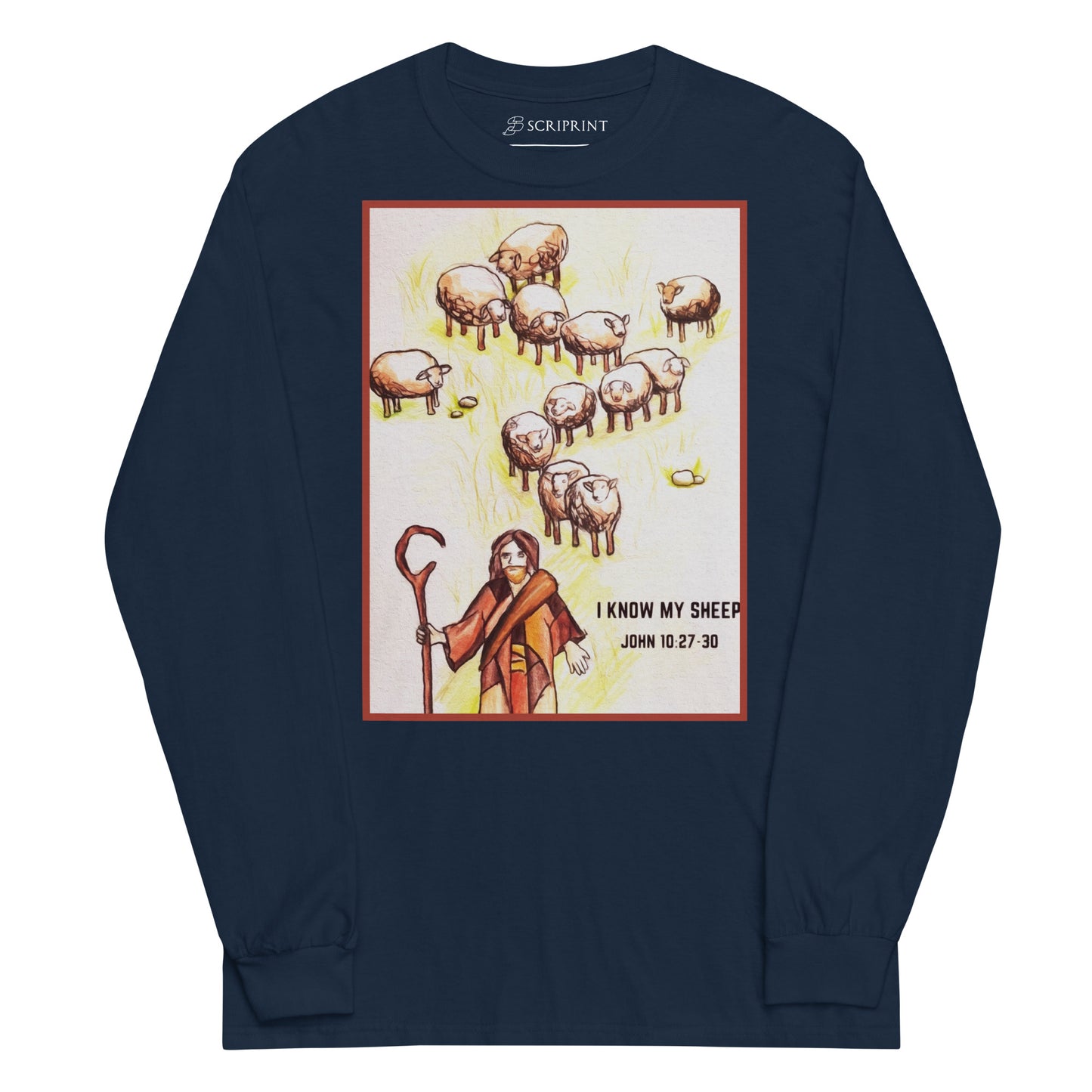 I Know My Sheep Men’s Long Sleeve Shirt