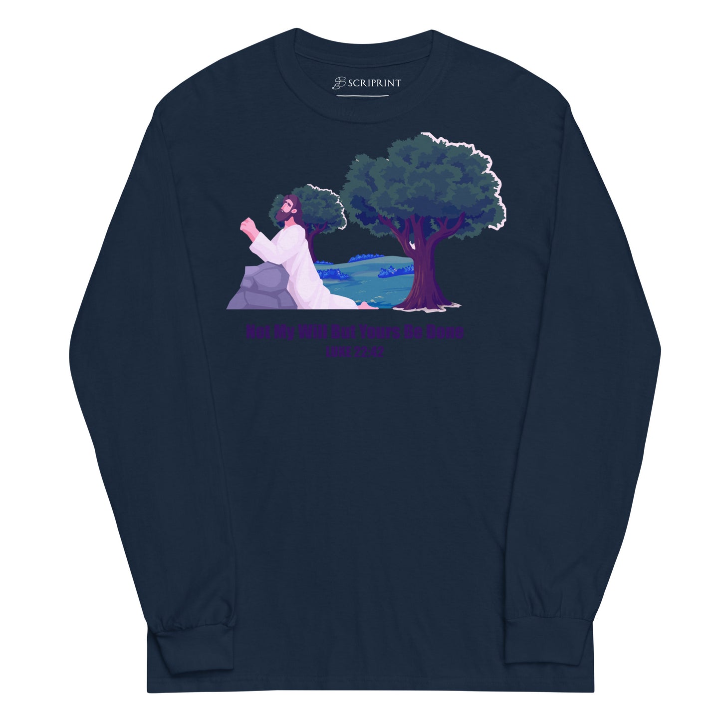 Not My Will Men’s Long Sleeve Shirt