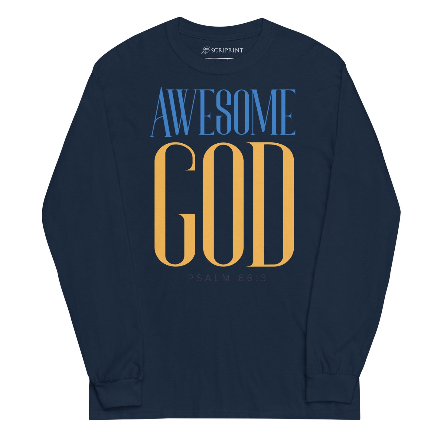 Awesome God Men’s Long Sleeve Shirt