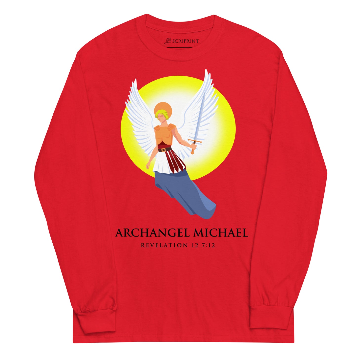 Archangel Michael Men’s Long Sleeve Shirt