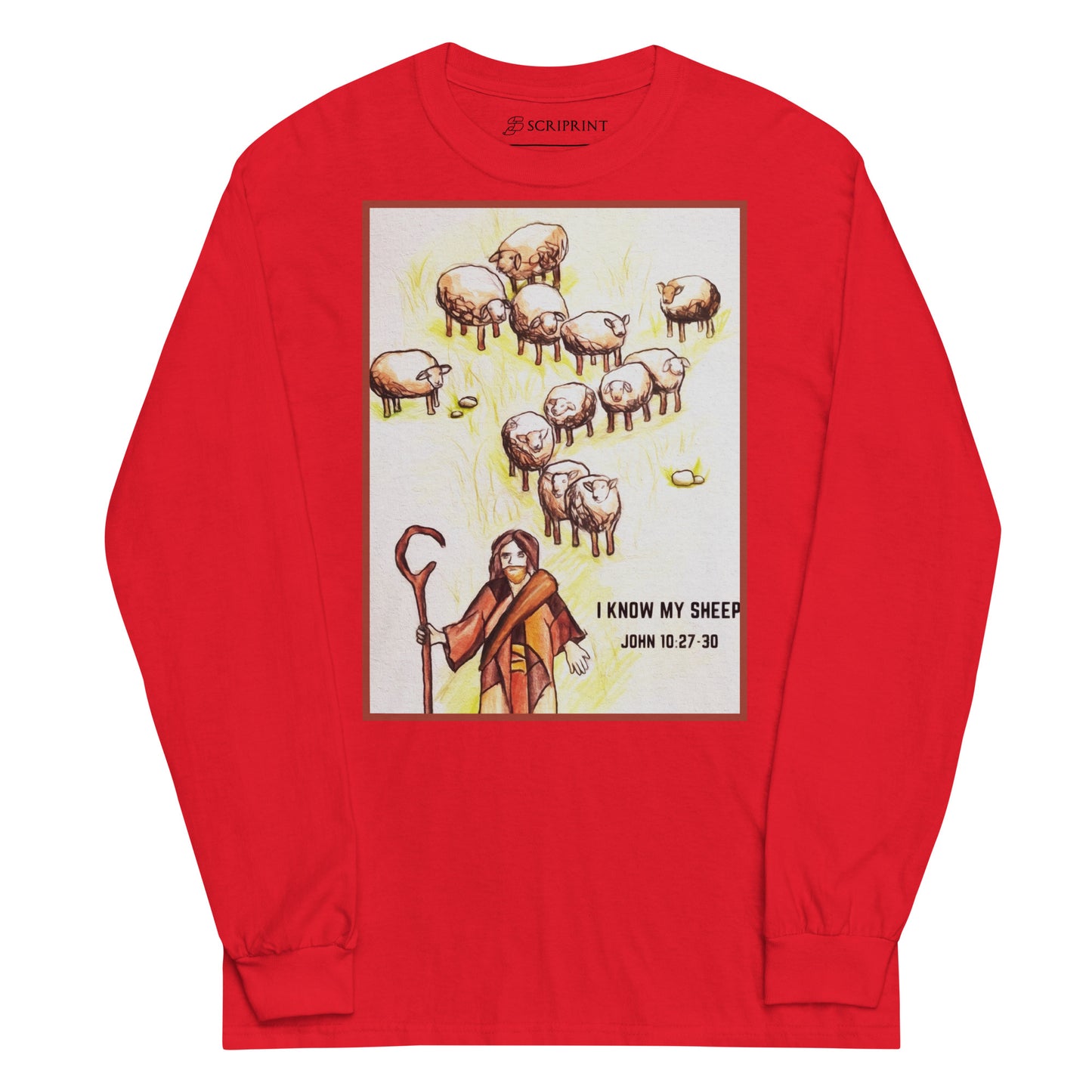 I Know My Sheep Men’s Long Sleeve Shirt