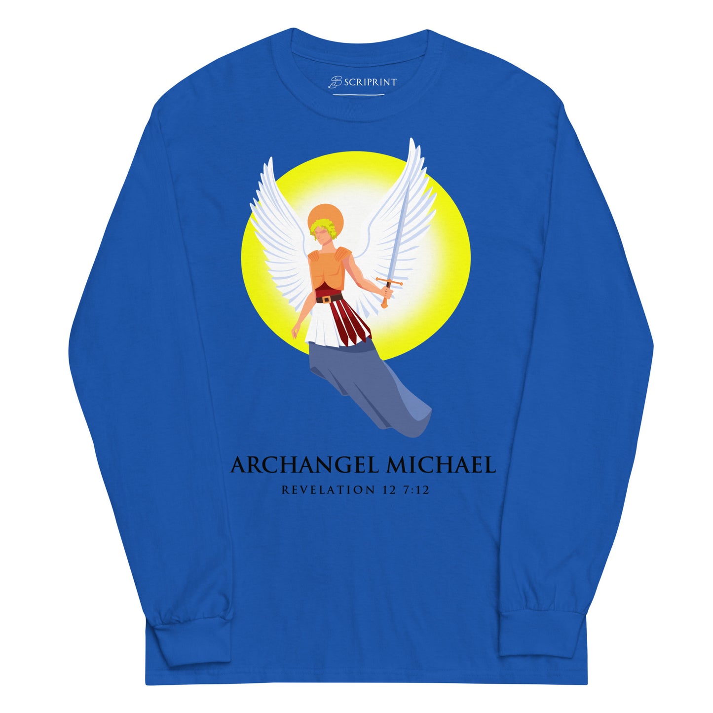 Archangel Michael Men’s Long Sleeve Shirt