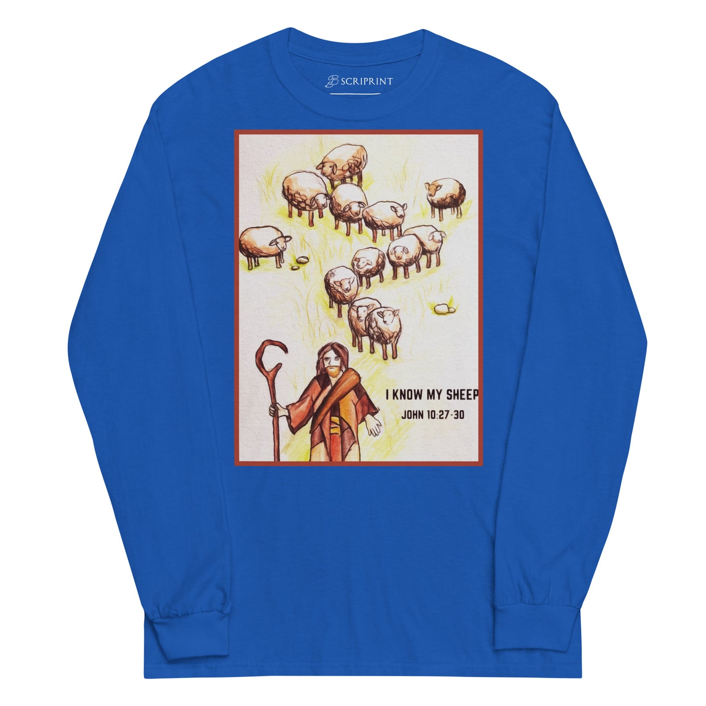 I Know My Sheep Men’s Long Sleeve Shirt