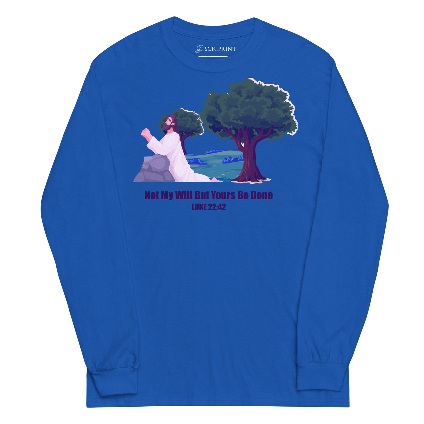 Not My Will Men’s Long Sleeve Shirt