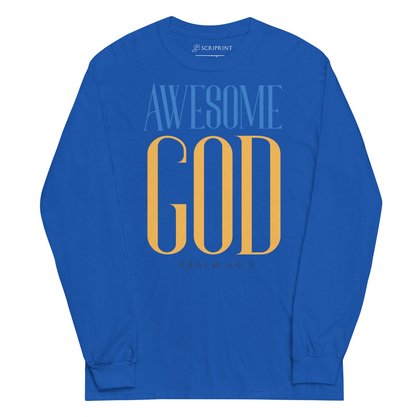 Awesome God Men’s Long Sleeve Shirt