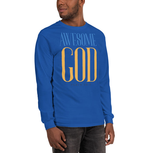 Awesome God Men’s Long Sleeve Shirt