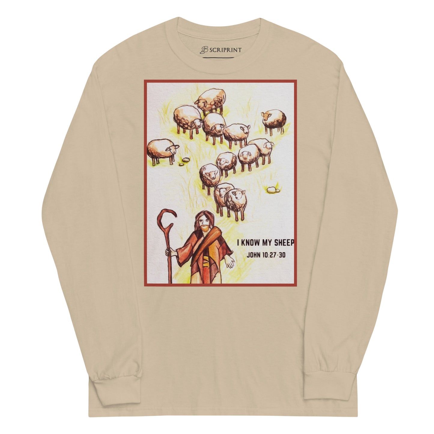 I Know My Sheep Men’s Long Sleeve Shirt