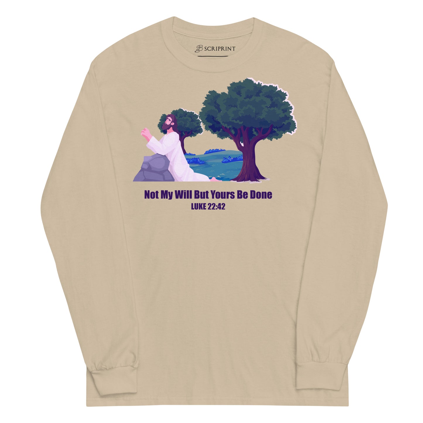 Not My Will Men’s Long Sleeve Shirt