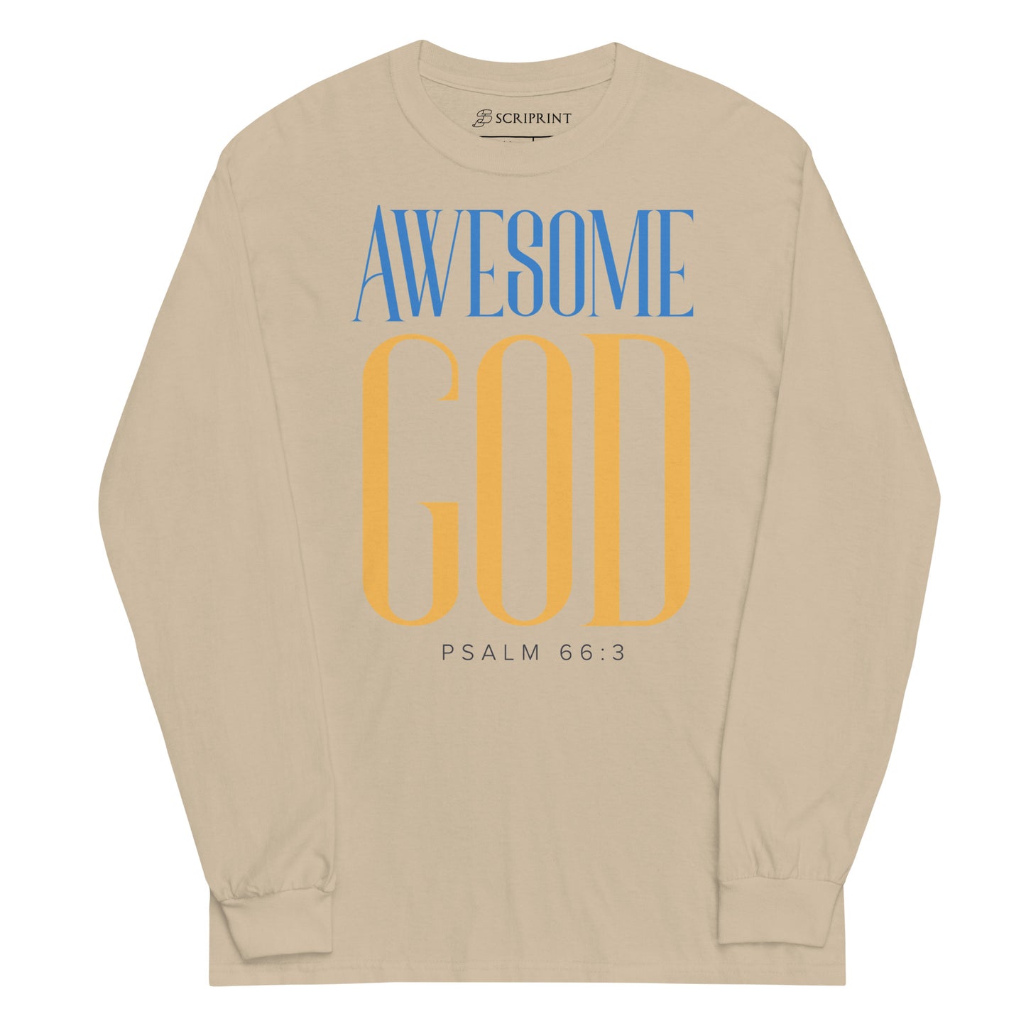 Awesome God Men’s Long Sleeve Shirt