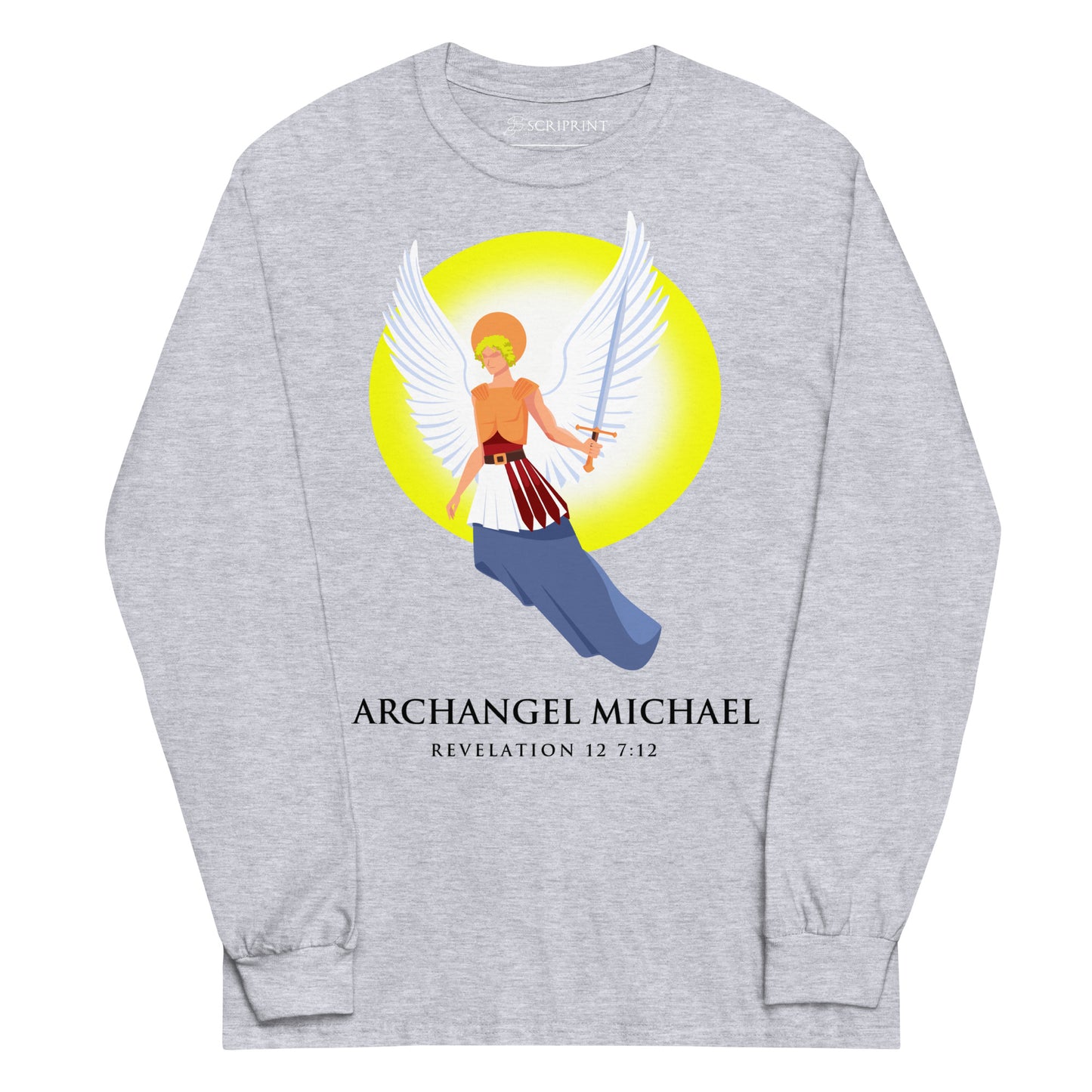 Archangel Michael Men’s Long Sleeve Shirt