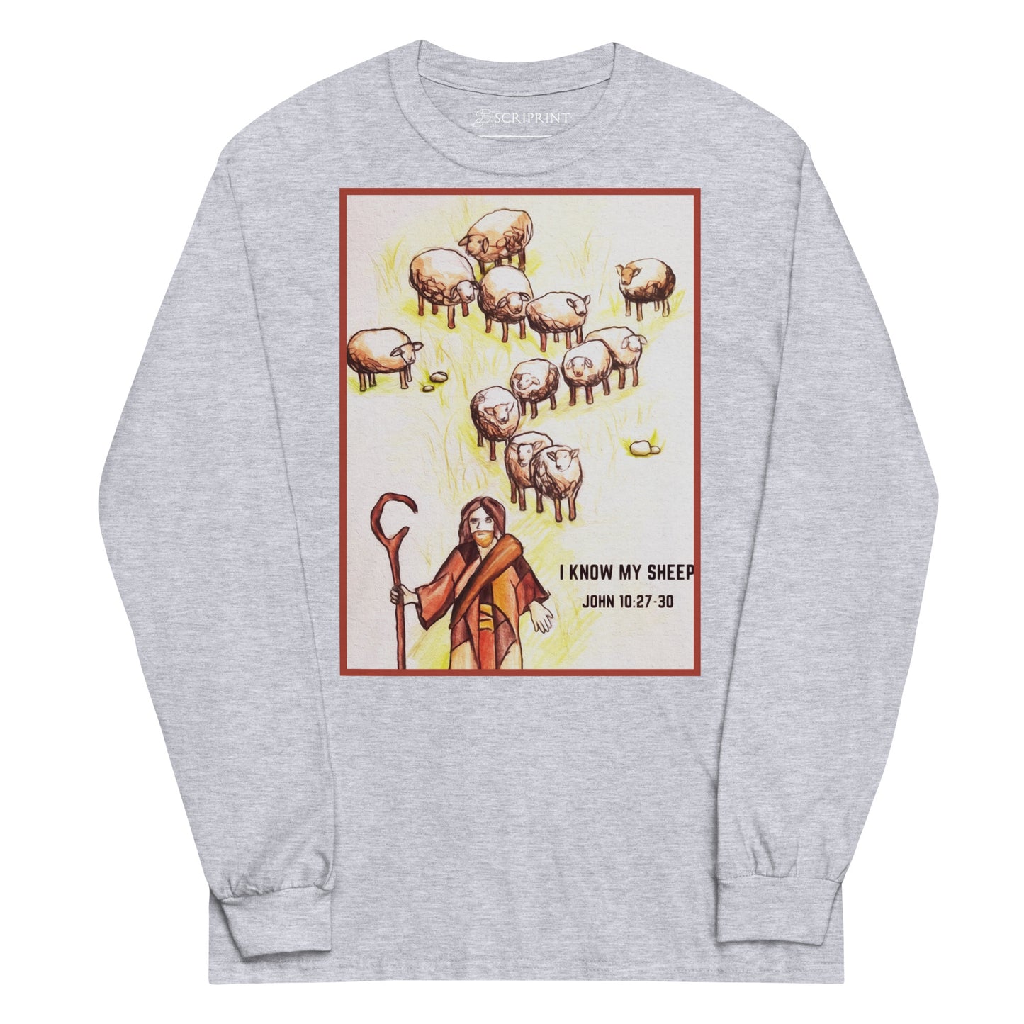 I Know My Sheep Men’s Long Sleeve Shirt