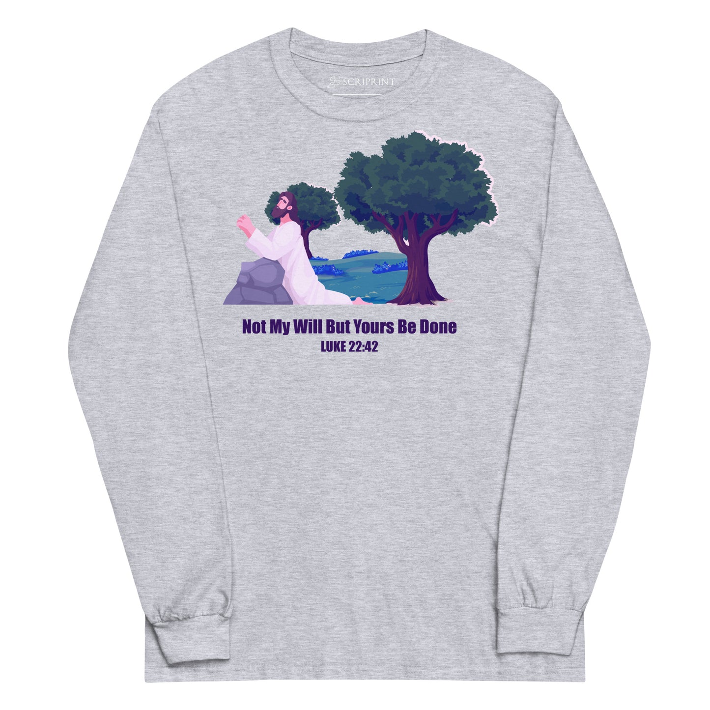 Not My Will Men’s Long Sleeve Shirt