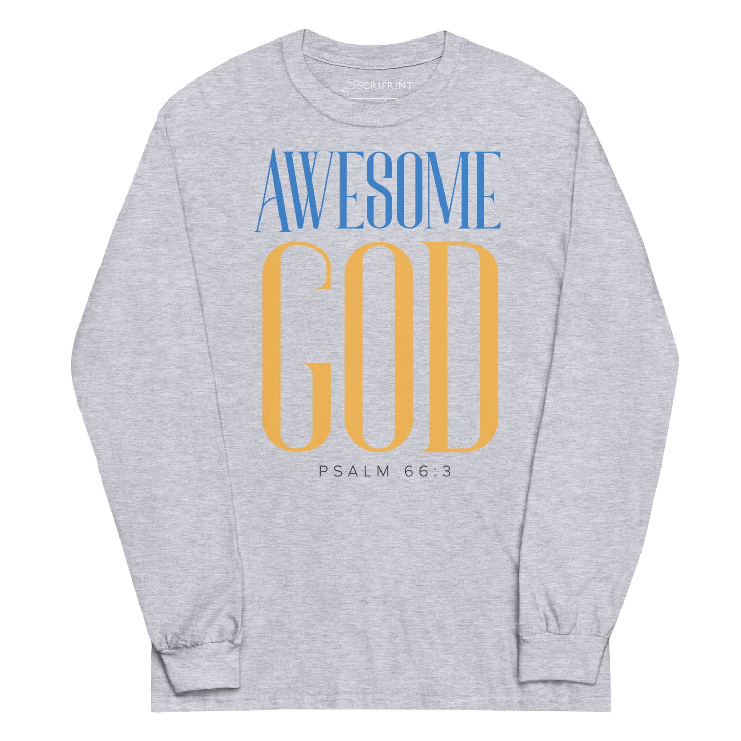 Awesome God Men’s Long Sleeve Shirt