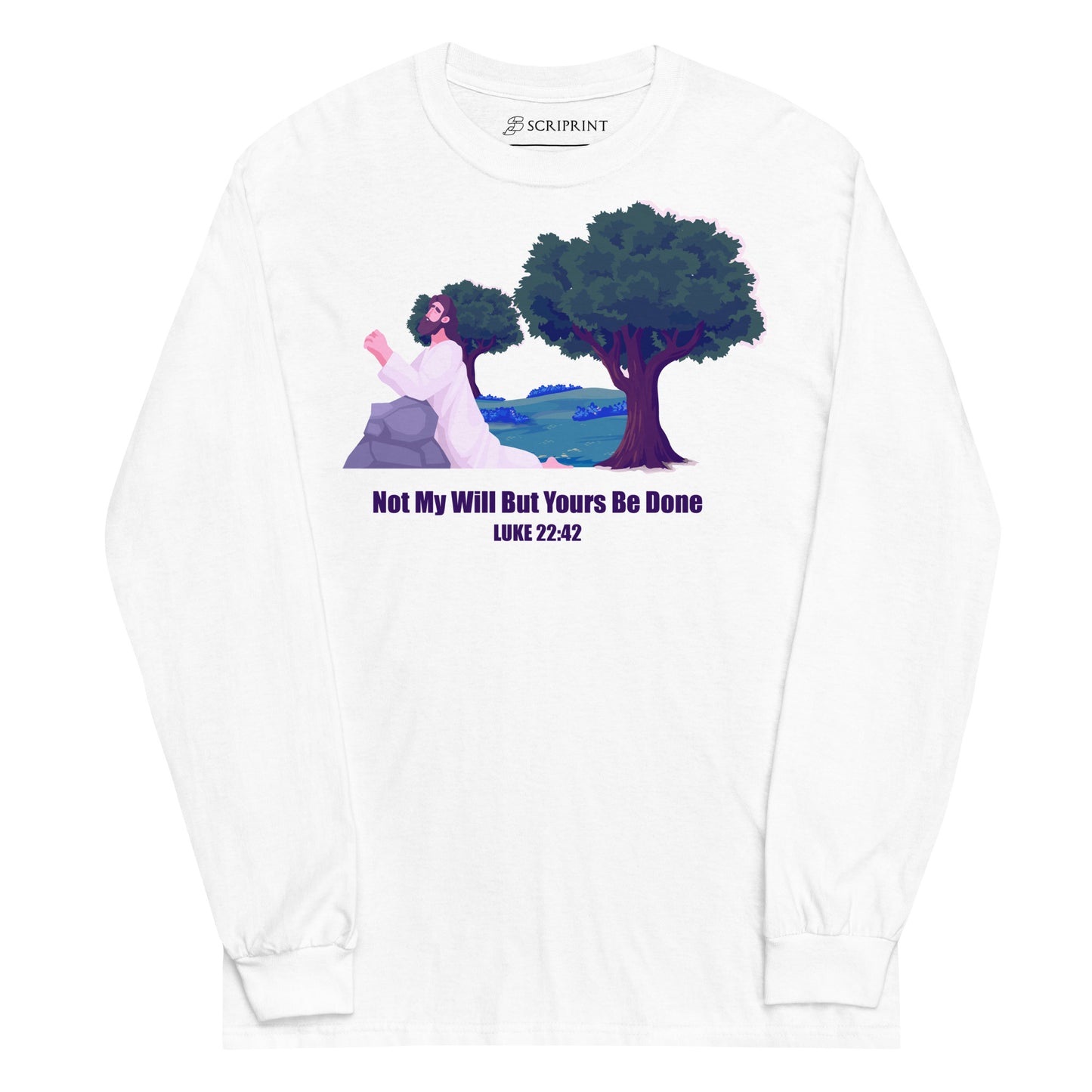 Not My Will Men’s Long Sleeve Shirt