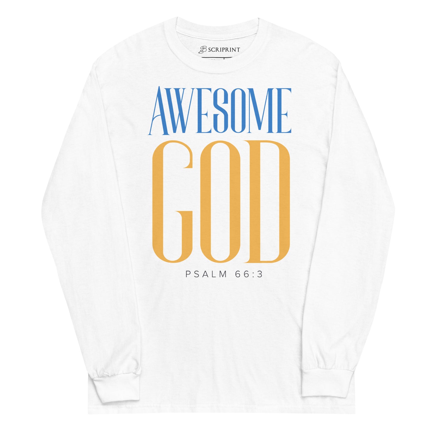 Awesome God Men’s Long Sleeve Shirt