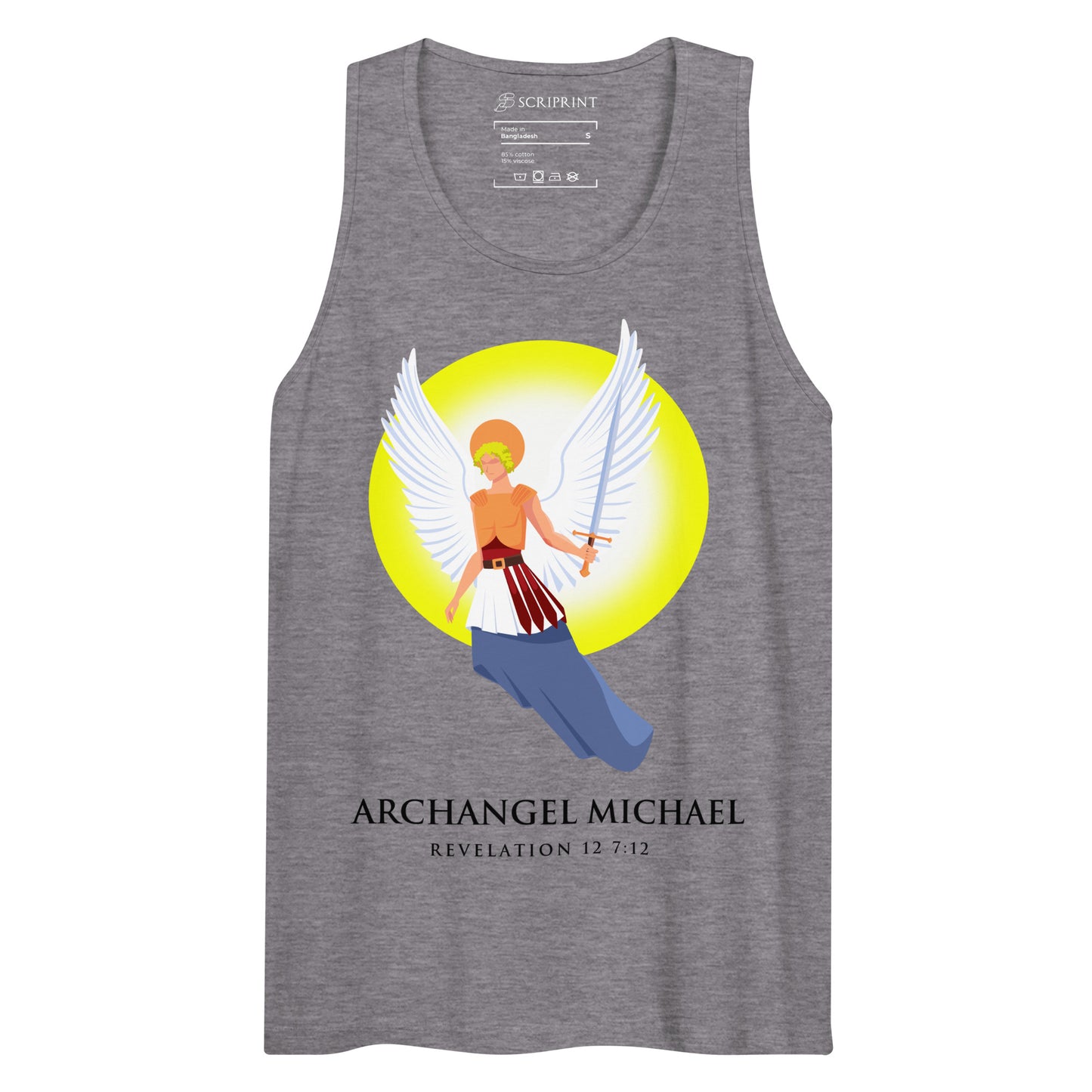 Archangel Michael Men’s Premium Tank Top