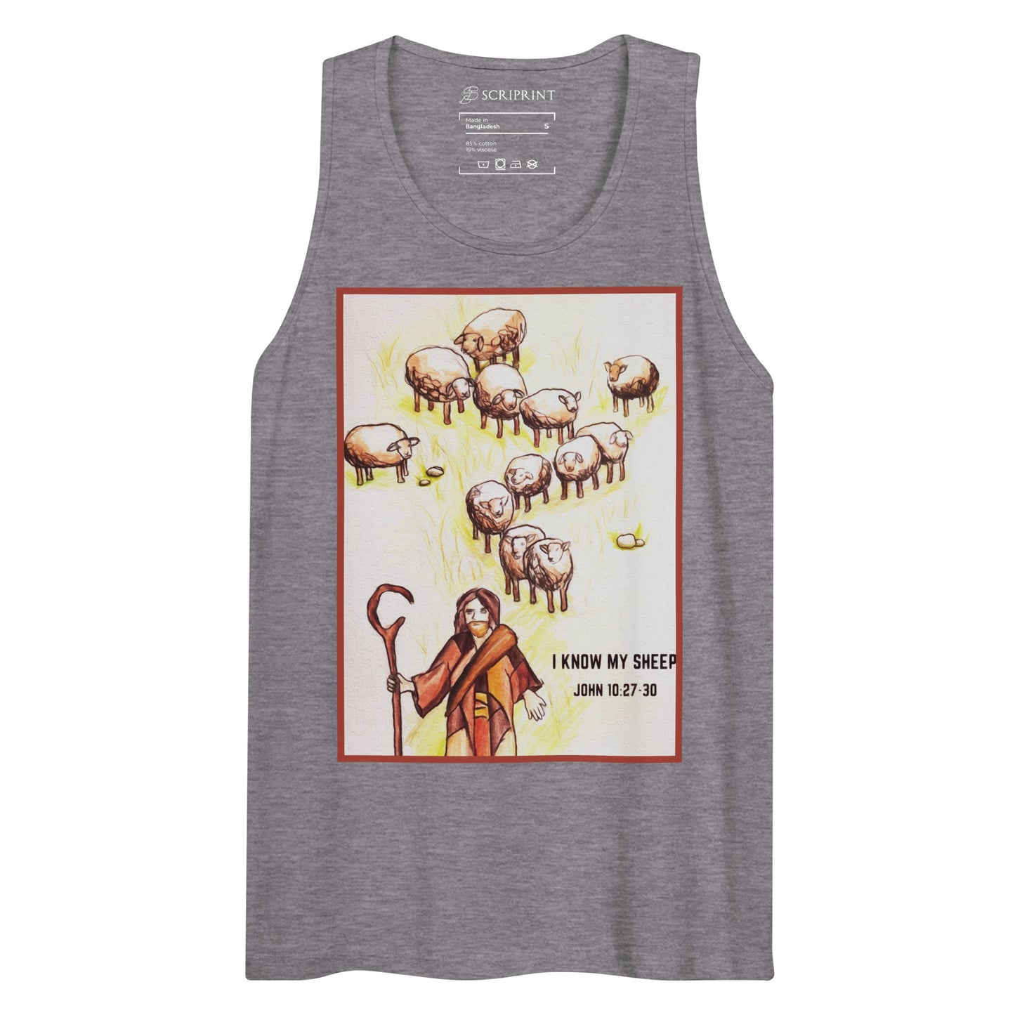 I Know My Sheep Men’s Premium Tank Top