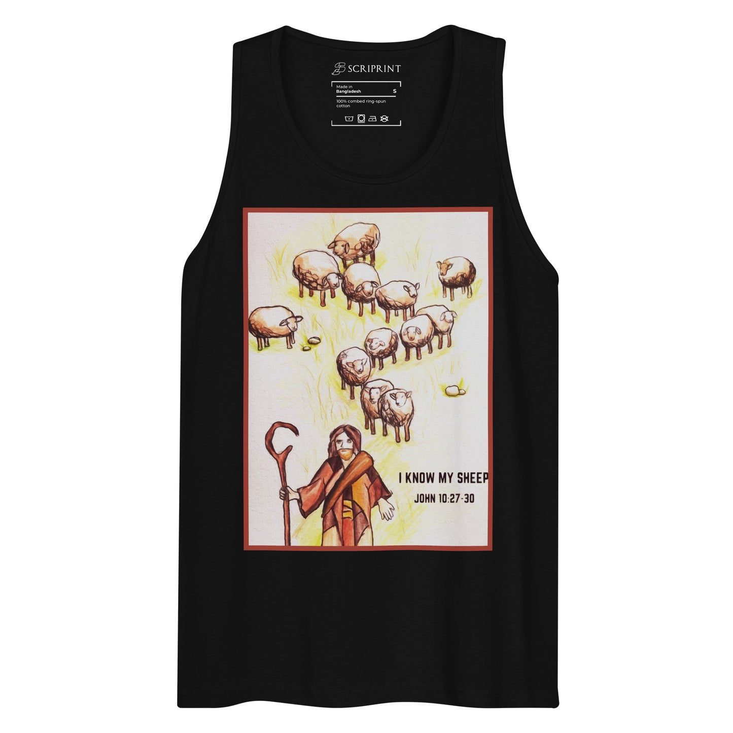 I Know My Sheep Men’s Premium Tank Top