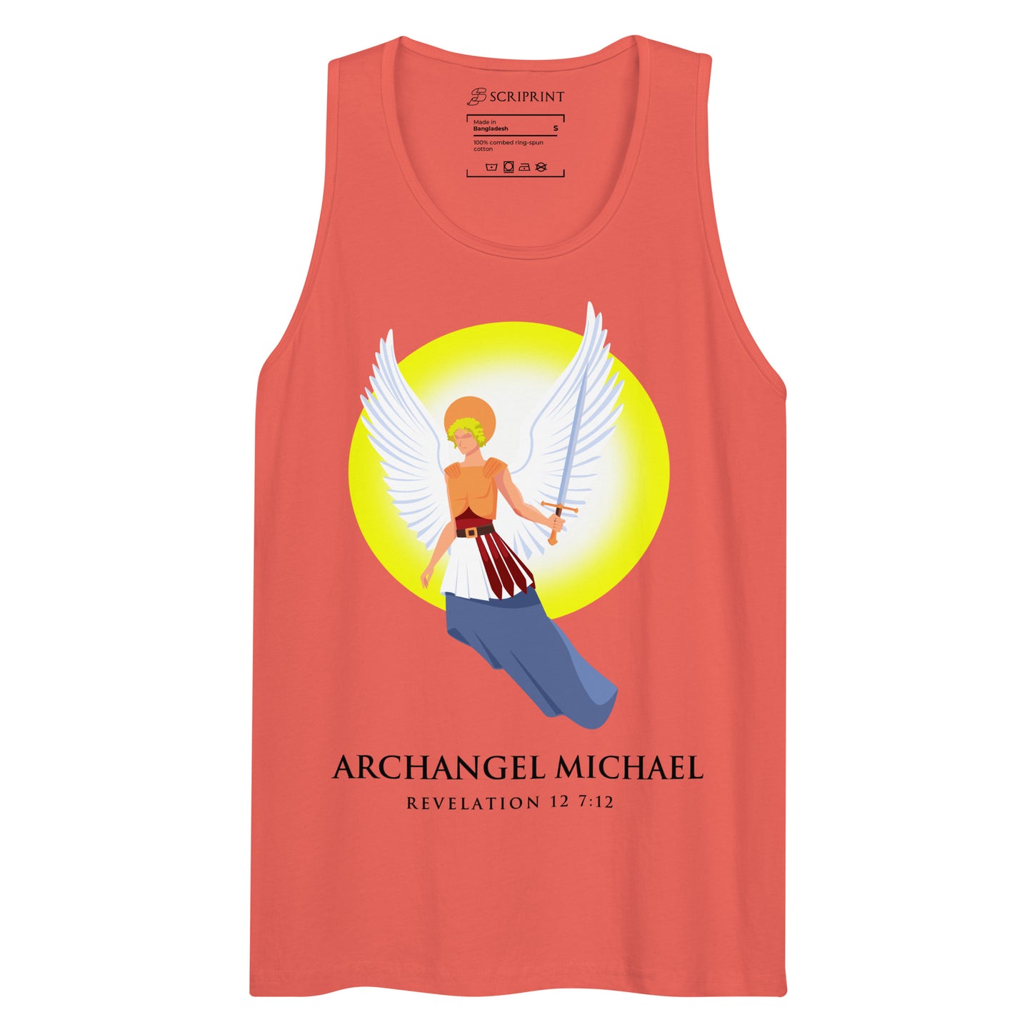 Archangel Michael Men’s Premium Tank Top