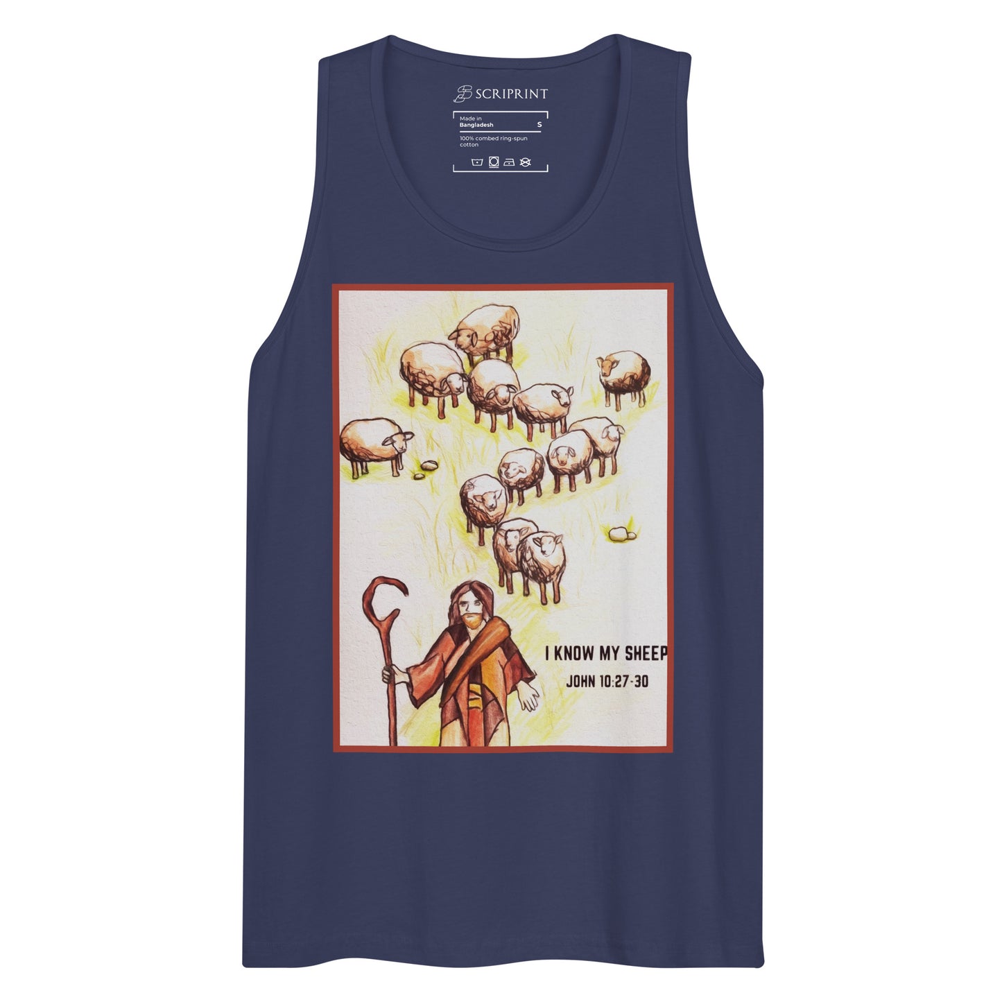 I Know My Sheep Men’s Premium Tank Top