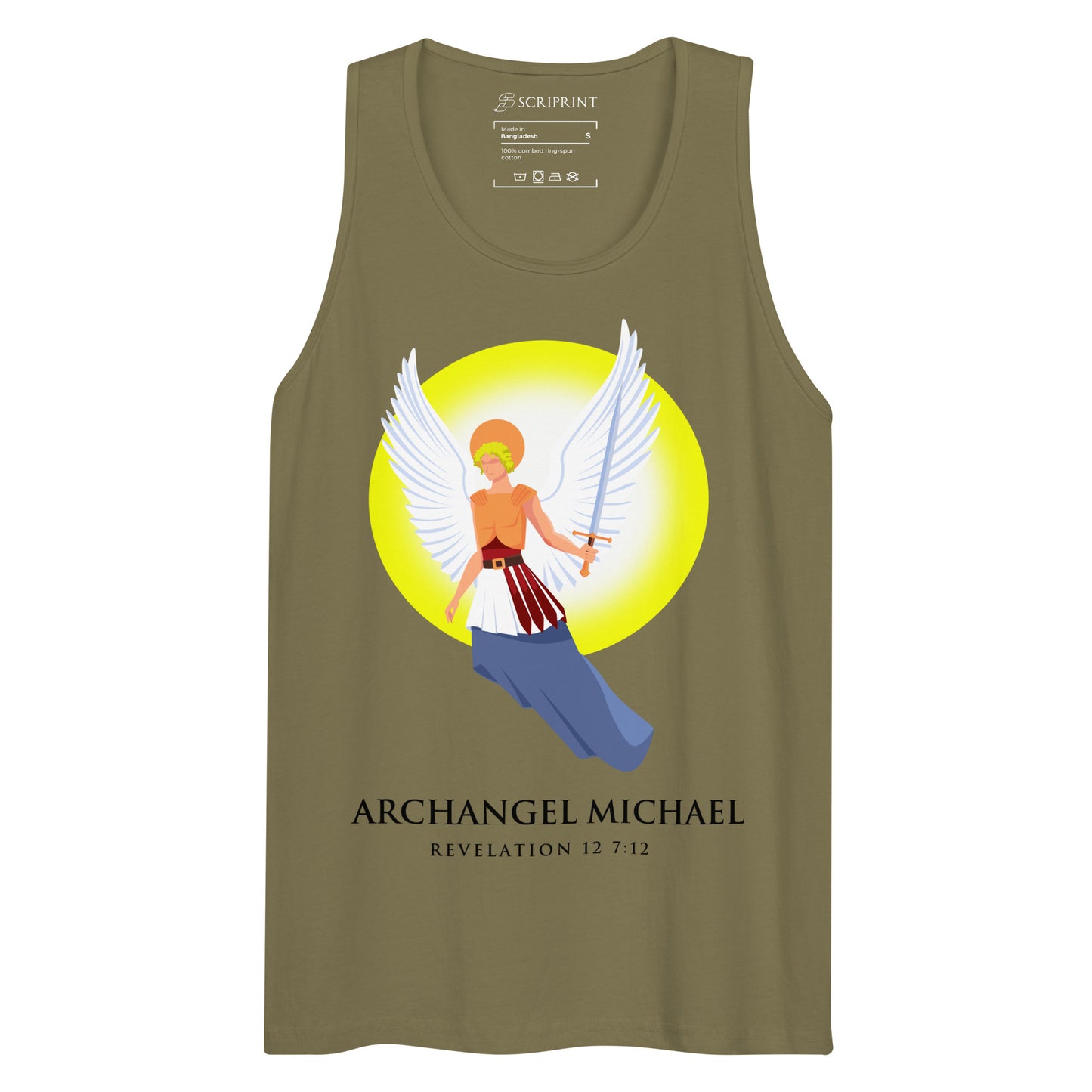 Archangel Michael Men’s Premium Tank Top