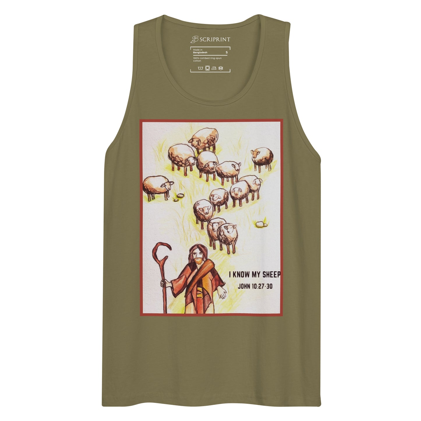 I Know My Sheep Men’s Premium Tank Top