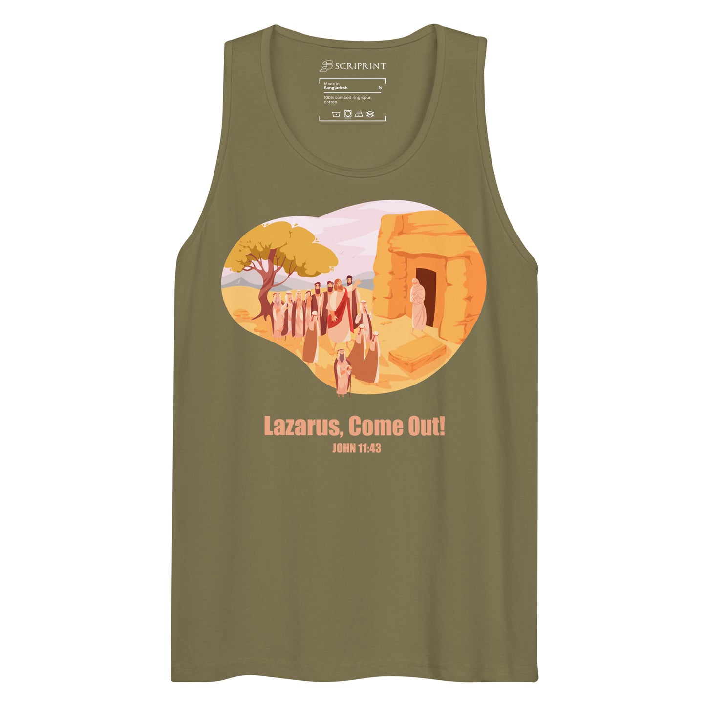 Lazarus, Come Out! Men’s Premium Tank Top